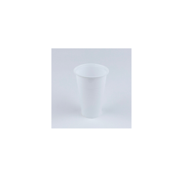 Plastglös 200ml Merkant 100stk hvít