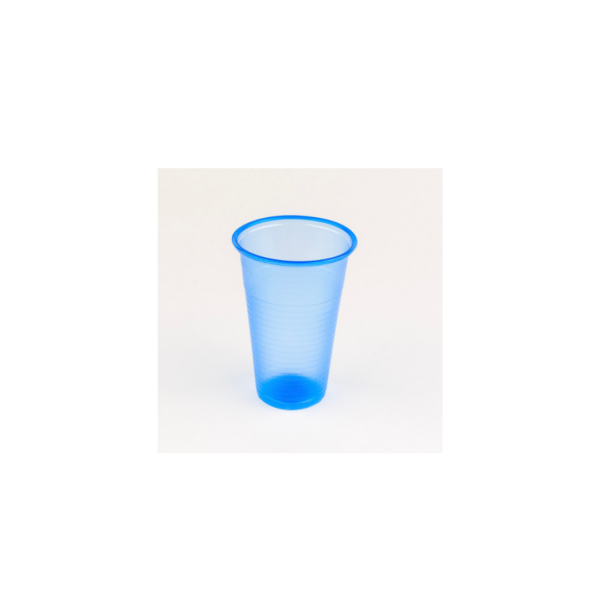 Plastglös 200ml Merkant 100stk bláglær