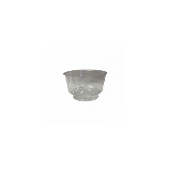 Plastskál desert á fæti 230ml 25stk