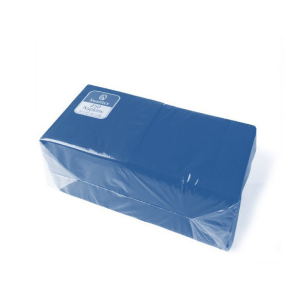 Servíettur 25cm 2ply 250stk bláar