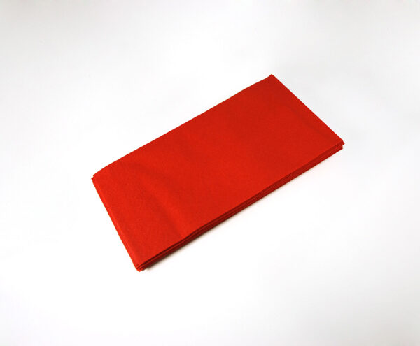 Servíettur 40cm 2ply 125stk brot rauðar