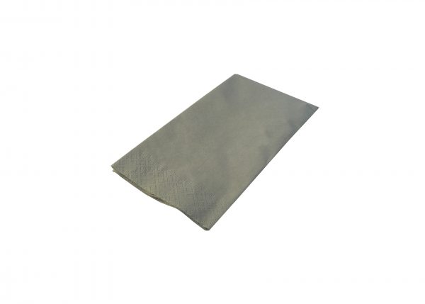 Servíettur 40cm 2ply 800stk gráar brot