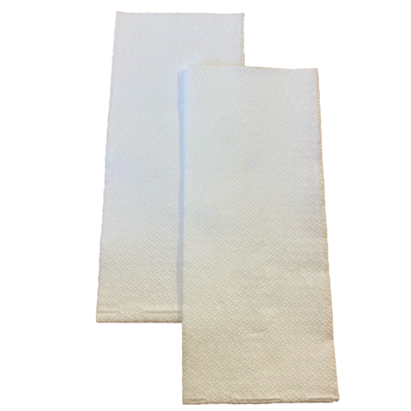 Servíettur Hnífapara 1ply 800stk hvítar