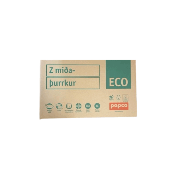 Z þurrkur 2ply Eco 3200stk - Image 2