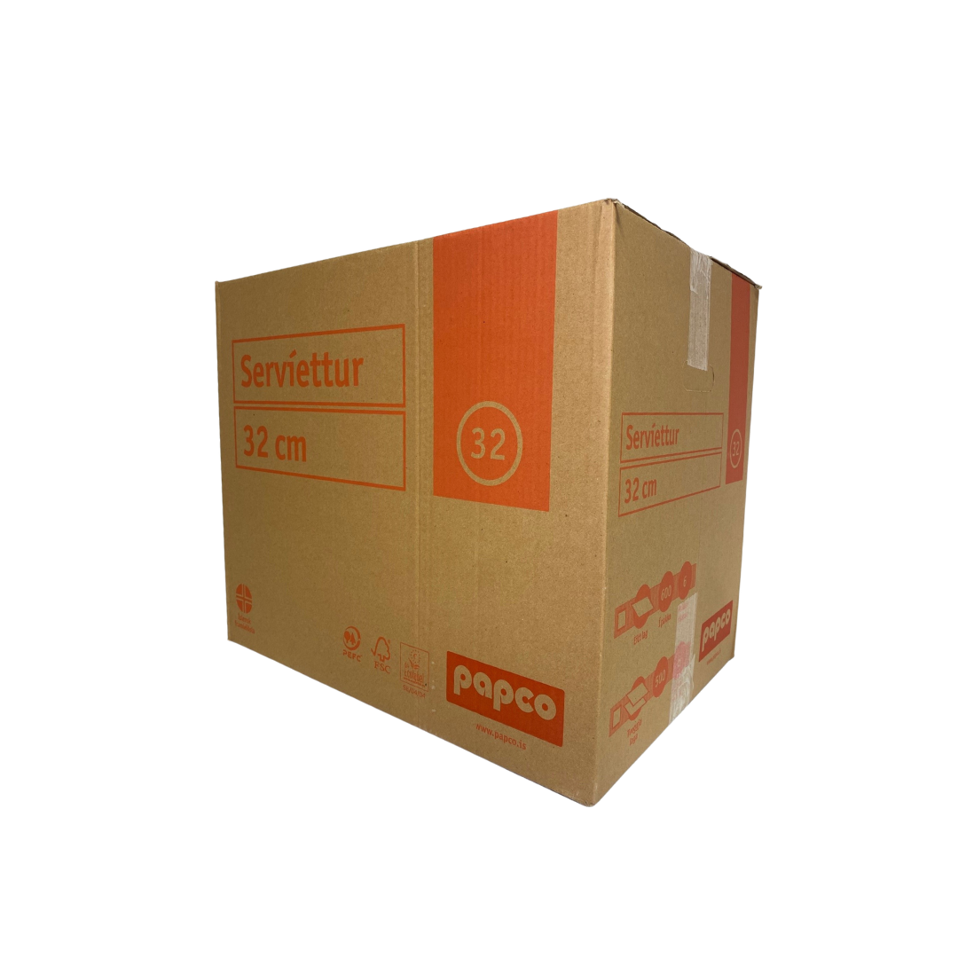 Servíettur 32cm 2ply 500stk svartar - Image 3