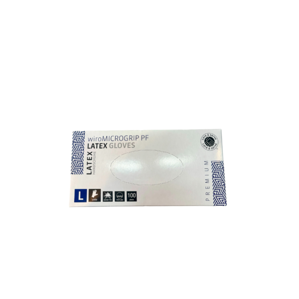 Latex hanskar Premium ópúðr. L 100stk