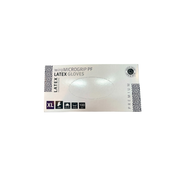 Latex hanskar Premium ópúðr. XL 100stk
