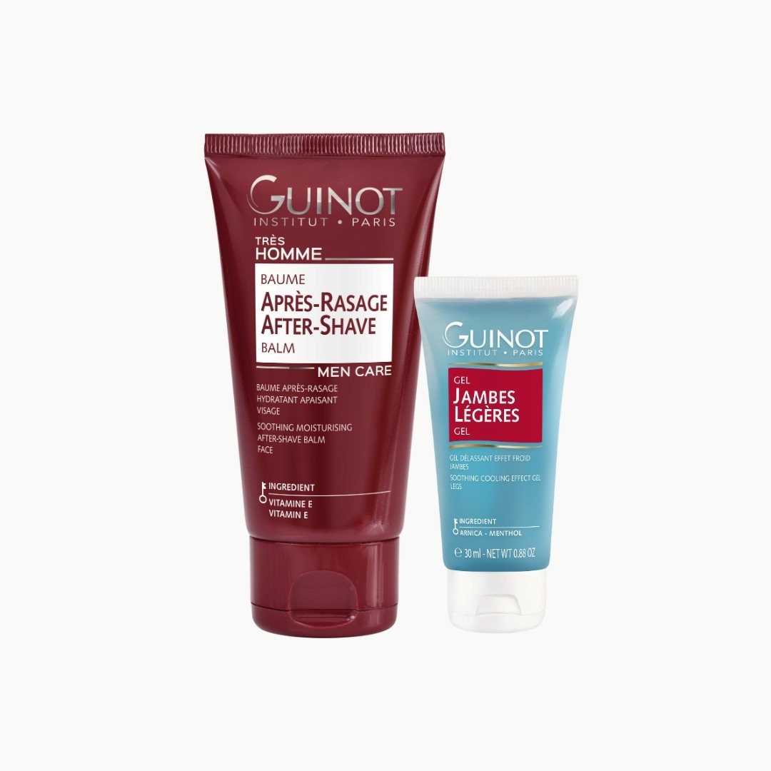 After shave herrakrem 75ml & fótagel 30ml, kemur í tösku