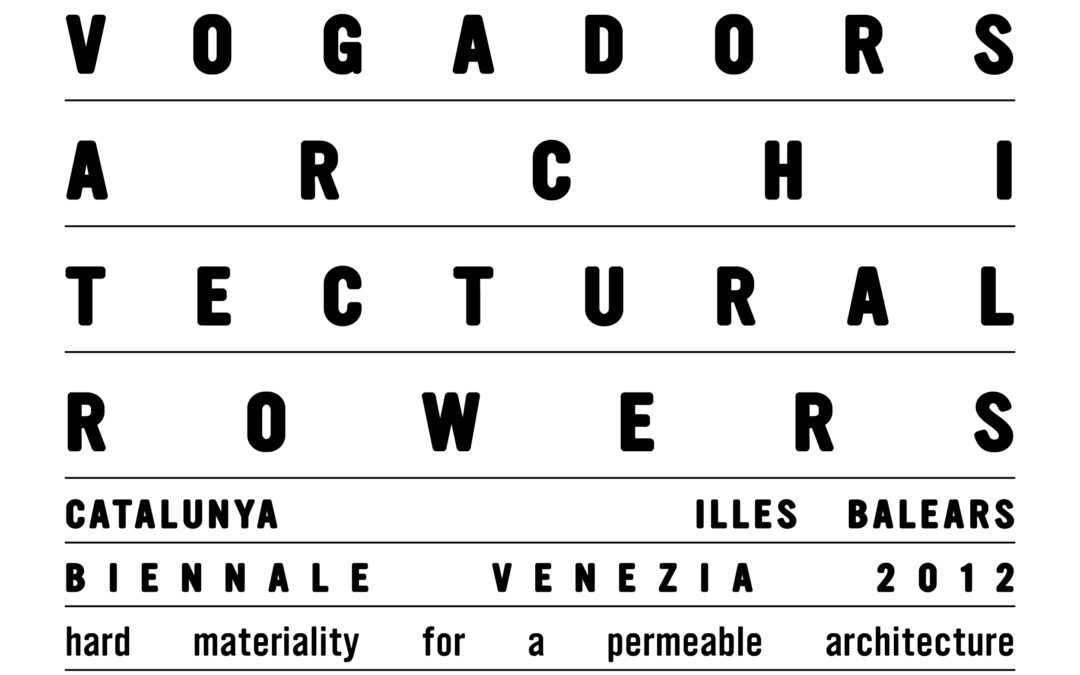 Cataluña y Las Baleares en Venecia, presentación en el COAC el lunes 4 de Junio
