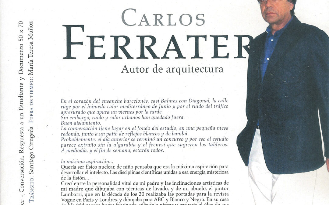 Pliego SCALAE Carlos Ferrater, online version en línea