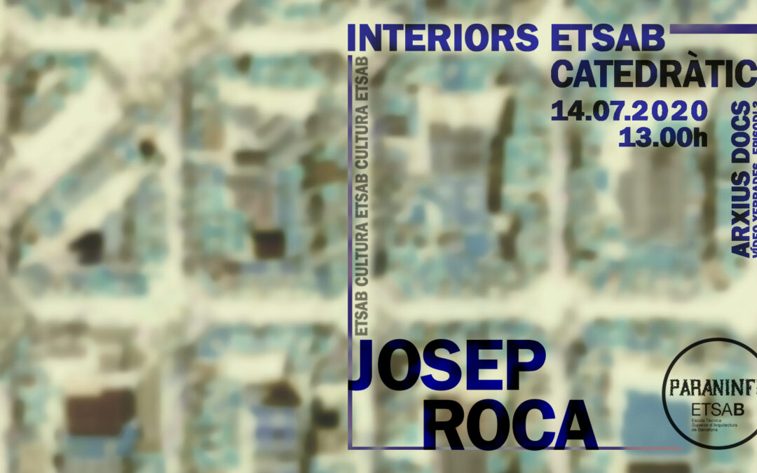 archivo scalae: vídeo-documento «Josep Roca Cladera» de la serie CATEDRÀTICS · INTERIORS ETSAB · PARANIMF ARXIU DOCS