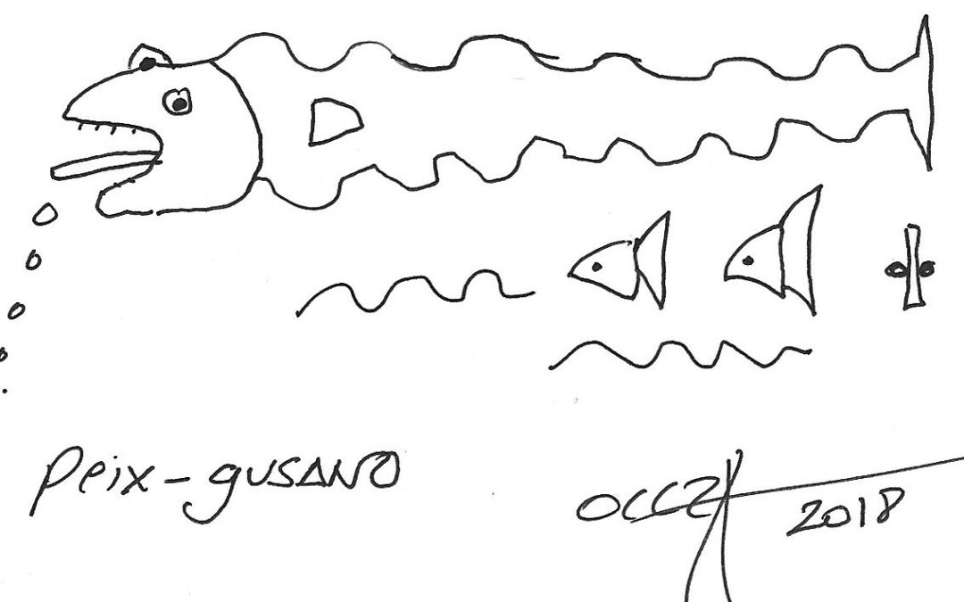 Peix-gusano, por Jaume de Oleza