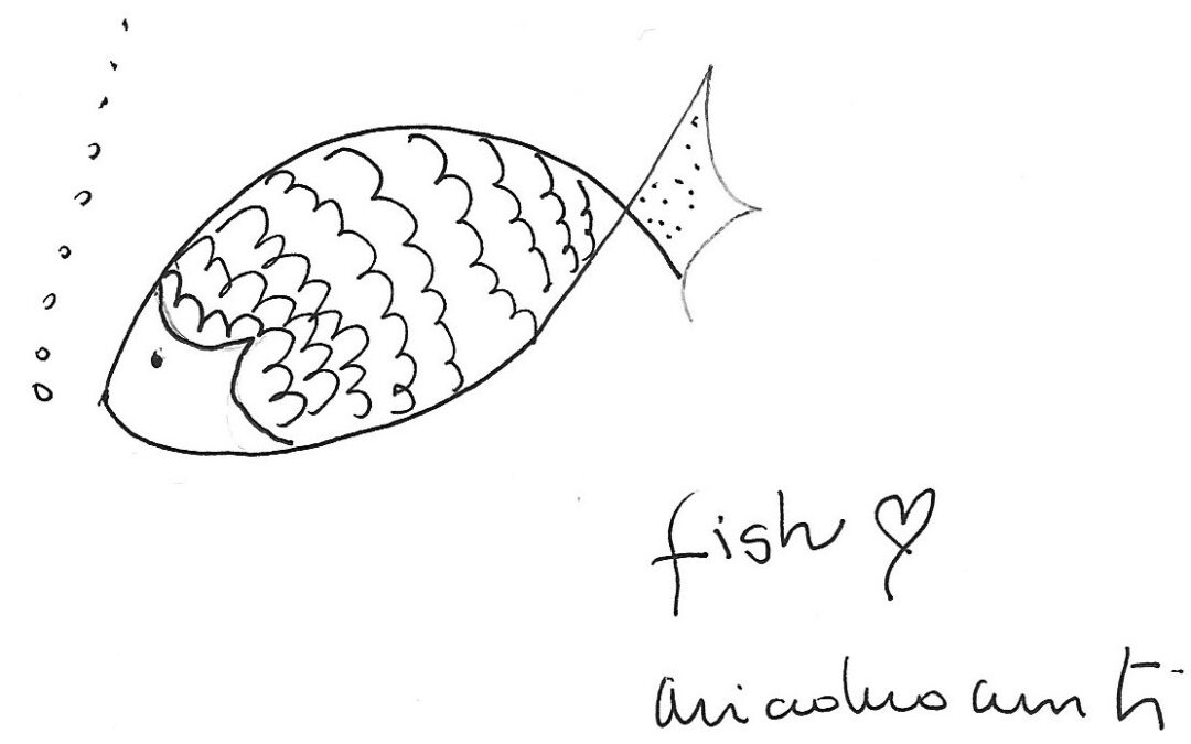 «corazón fish», por Ariadna Cantis