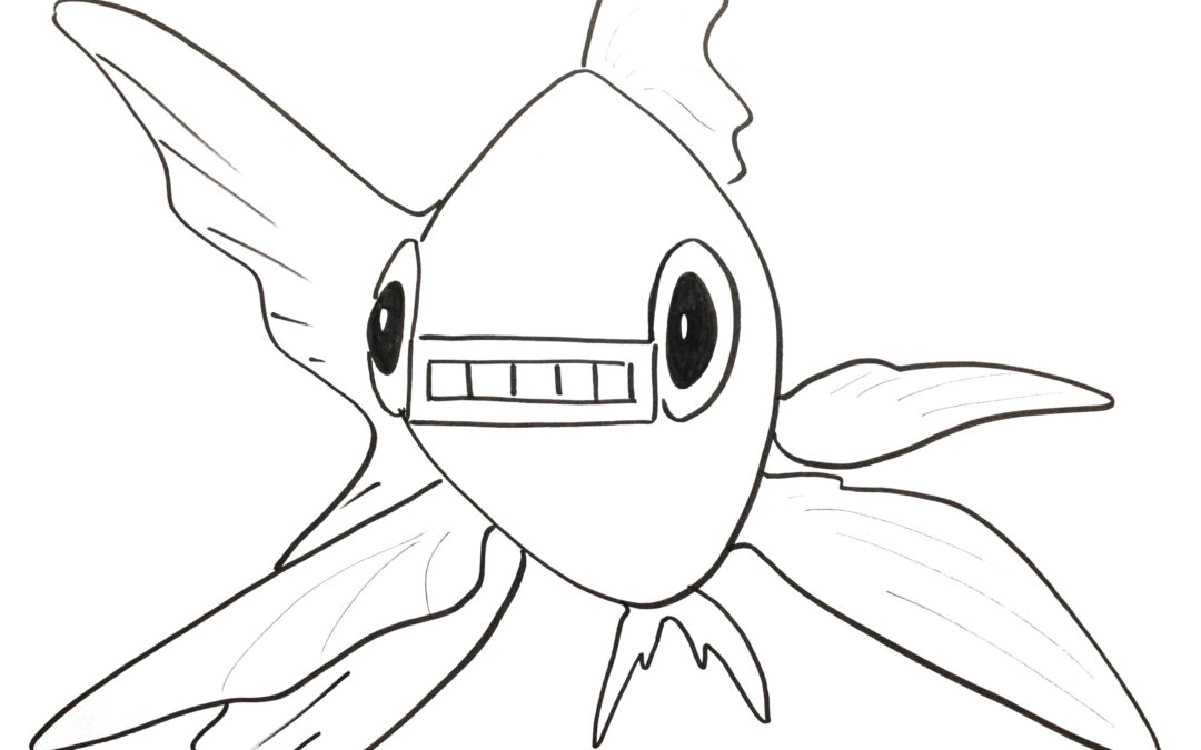 Lake Leman smiling fish, by Patrick Moser