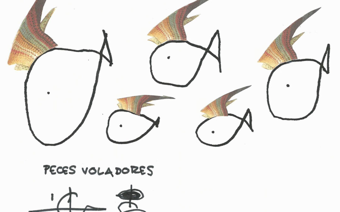 Peces Voladores, con juego incorporado…. por José María Echarte y Jimena Echarte