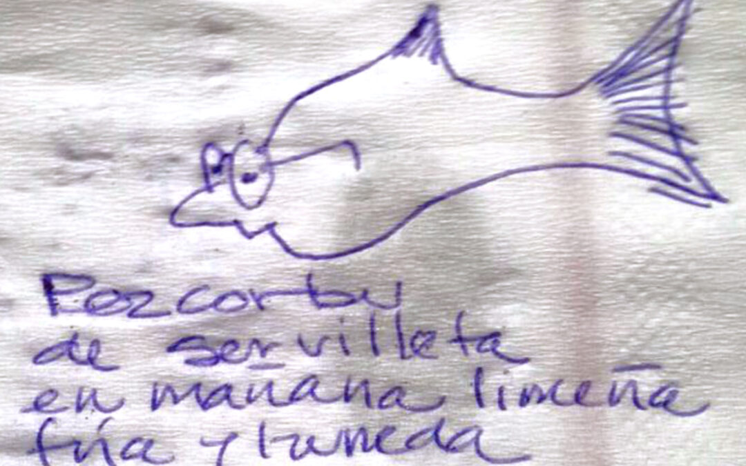 Pez Corbu de servilleta, por Enrique Bonilla di Tolla