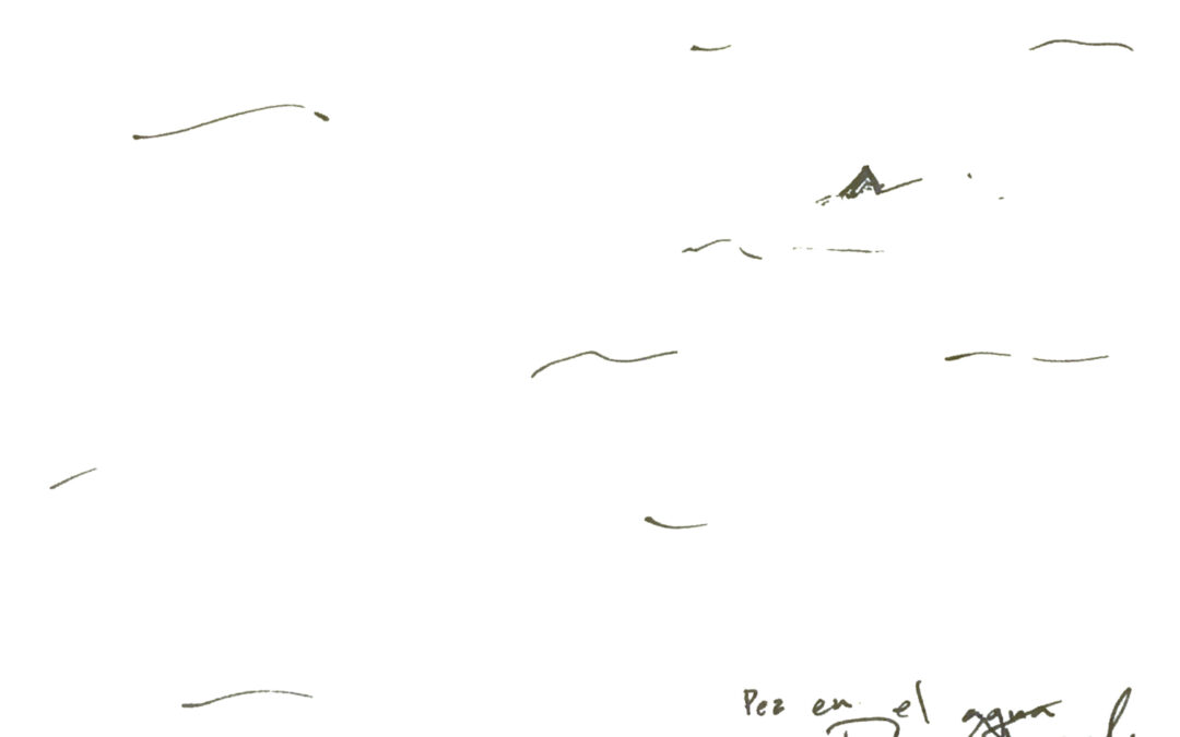 Pez en el agua, por Daniel Feldman