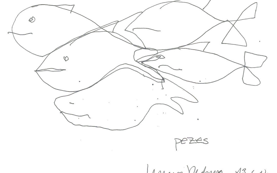 Pezes (en formación de teselas), por Ignacio García Pedrosa