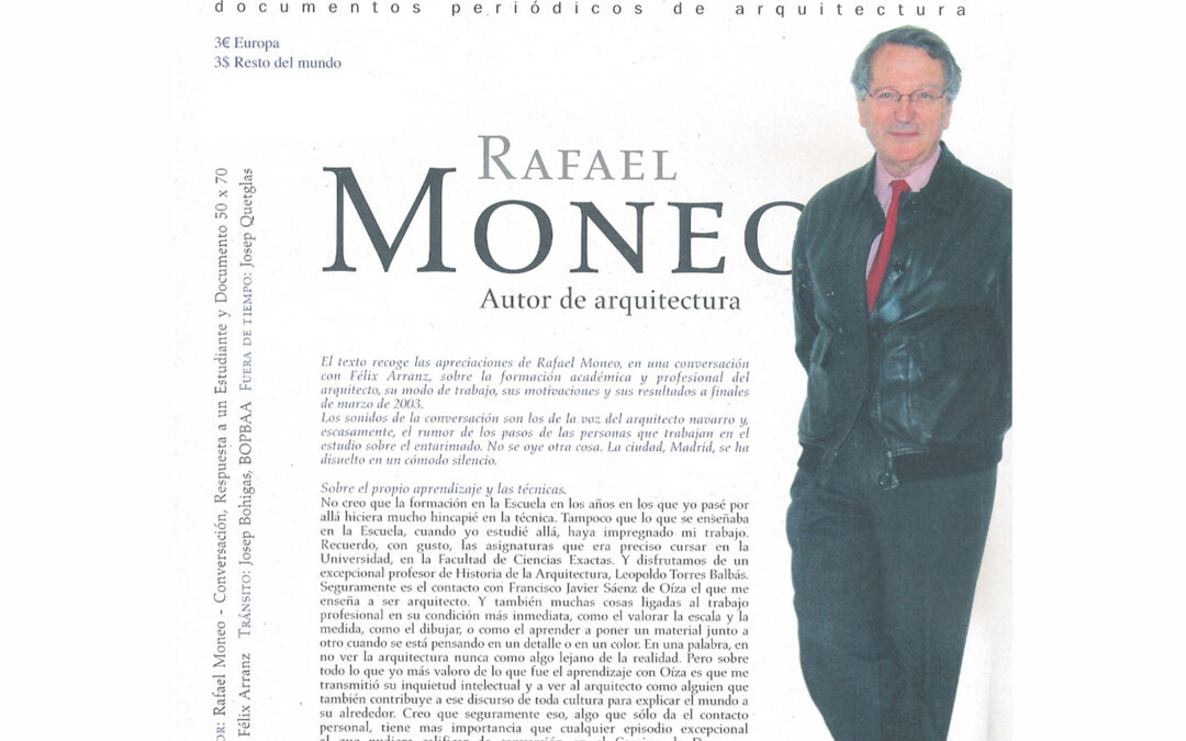 scalae [pliego] : Rafael Moneo