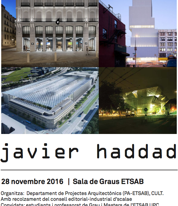 BCN > opciones y actitudes de quienes comienzan… en la experiencia de Javier Haddad