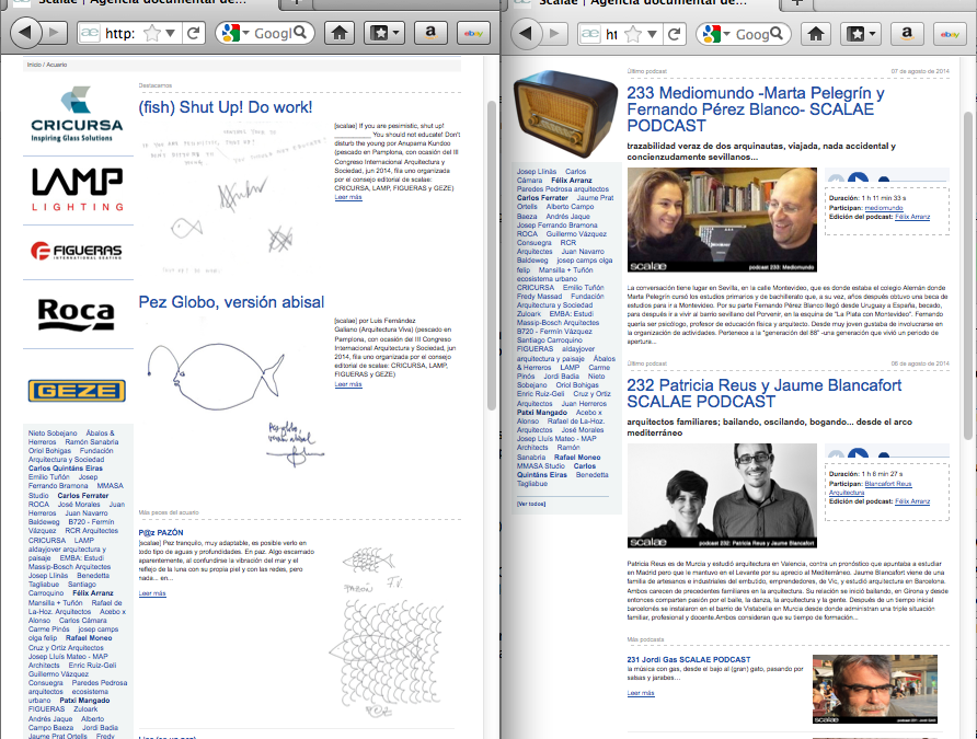 …agosto de 2014: tiempo de podcasts, tiempo de pesca…