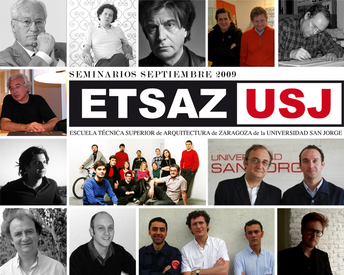 Mangado, Bohigas, Ferrater, Herreros, Tuñón y Quetglas abrirán el primer curso de la ETSA Zaragoza de la USJ