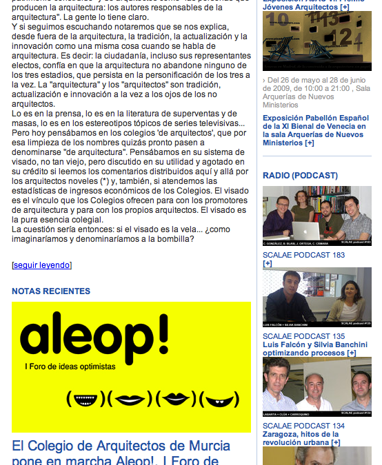 Apuntes sobre lo que (todavía) no tiene nombre, pensando en el visado, los promotores de arquitectura y las valencias