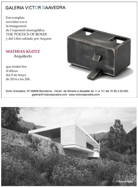 The Poetic of Boxes, expo Mathias Klotz en BCN
