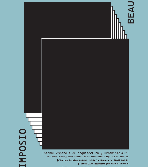 Simposio de la XII Bienal Española de Arquitectura y Urbanismo, en Madrid