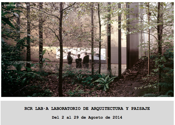 RCR arquitectes abre la inscripción al LAB·A 2014