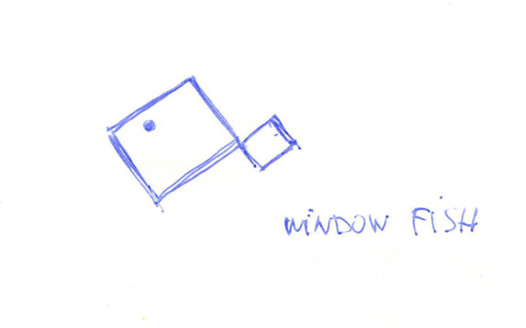 window fish, por Xavier Martínez