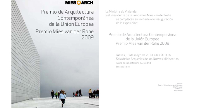 Exposición Premios Mies Van der Rohe 2009