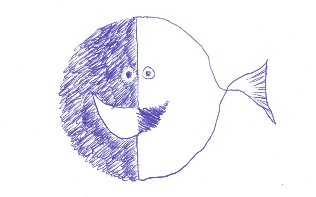 Es pez lunante, por Rafael Pamplona