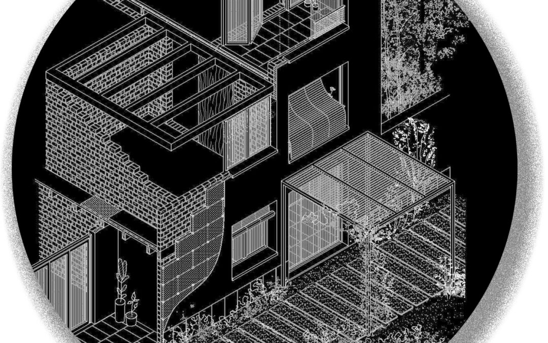 Casas de tierra – Raw Rooms, 43 VPO, Ibiza · Peris + Toral Arquitectes · Cápsula SCALAE «Trazas Trazos Trozos …de Arquitectura»