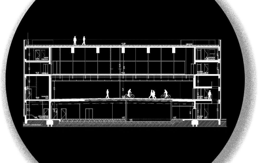 Fachada Dique – edificio Mirador, Marina Vela, Puerto de Barcelona · BB + GGG arquitectes · Cápsula SCALAE «Trazas Trazos Trozos …de Arquitectura»