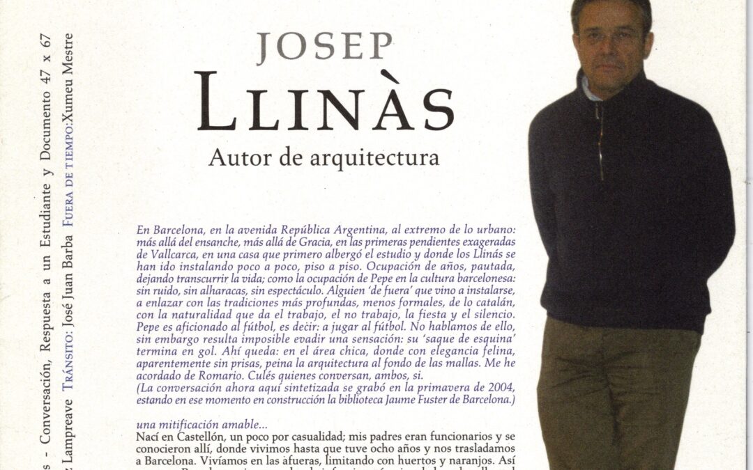 scalae [pliego] : Josep Llinàs