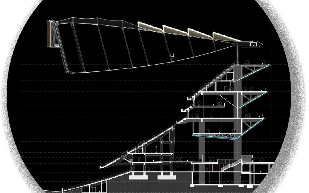 “La Grada” (y el Nou Camp Nou) en la obra de b720 Fermín Vázquez Arquitectura · Cápsula SCALAE «Trazas Trazos Trozos …de Arquitectura»