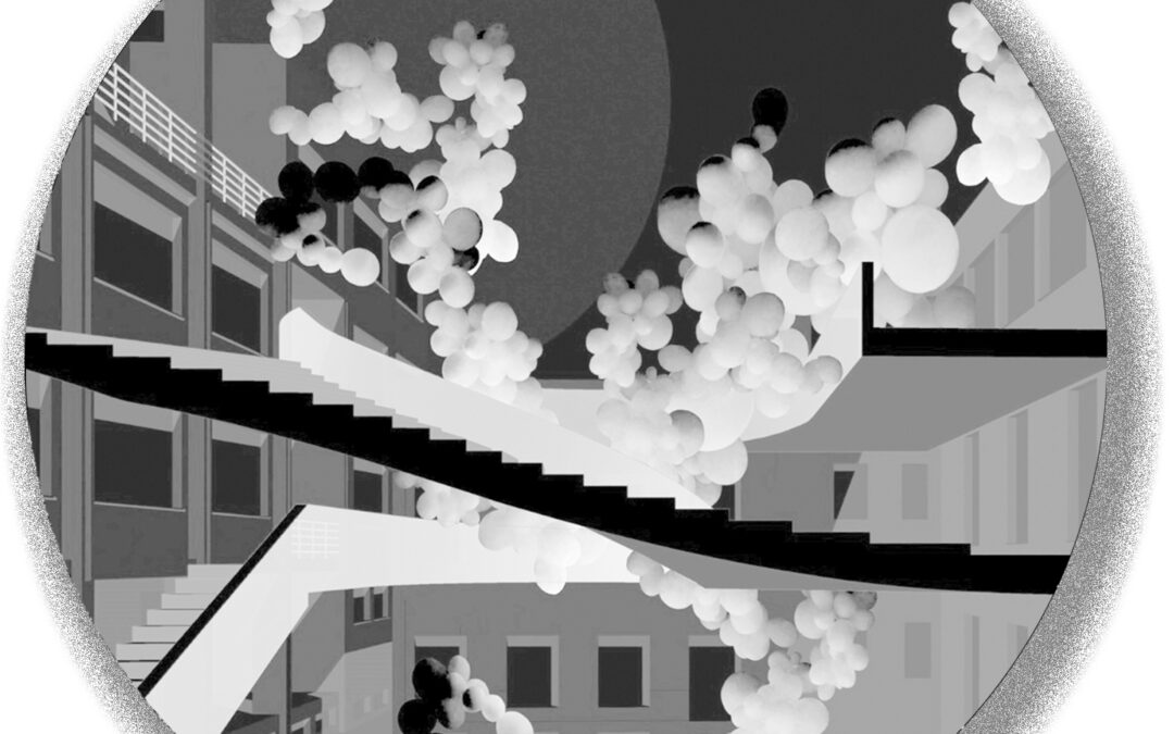 #revolucionenelpatio, Facultad de Bellas Artes, Málaga · DJarquitectura · Cápsula SCALAE «Trazas Trazos Trozos …de Arquitectura»