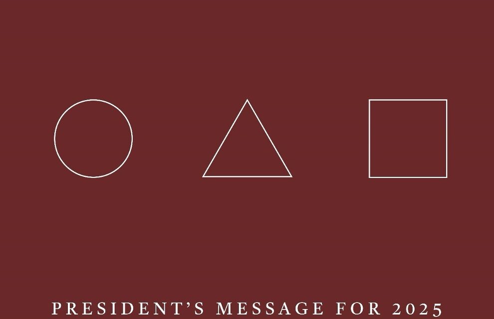 Mensaje de la presidenta de la Unión Internacional de arquitectos, UIA, Regina Gonthier, para 2025