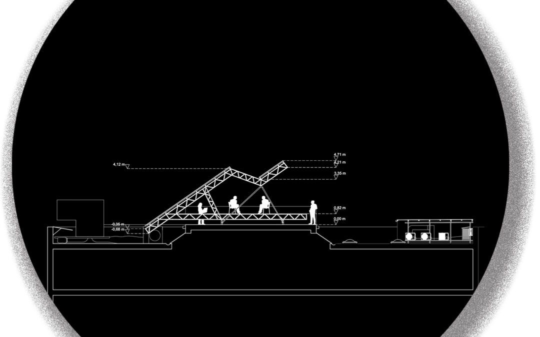 Pérgola Fotovoltaica, Madrid · Ignacio Borrego Arquitectos · Cápsula SCALAE «Trazas Trazos Trozos …de Arquitectura»