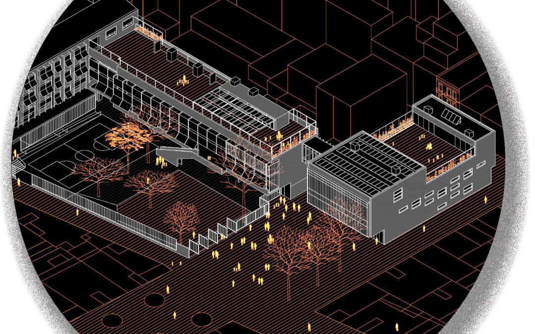 Escola La Mar Bella, Poblenou, Barcelona · SUMO Arquitectes · Cápsula SCALAE «Trazas Trazos Trozos …de Arquitectura»