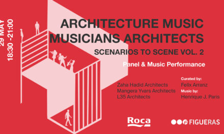 Arquitectura Música · Musicxs Arquitectxs: «Escenarios a escena vol 2», ROCA London Gallery, 29MAY 19h00