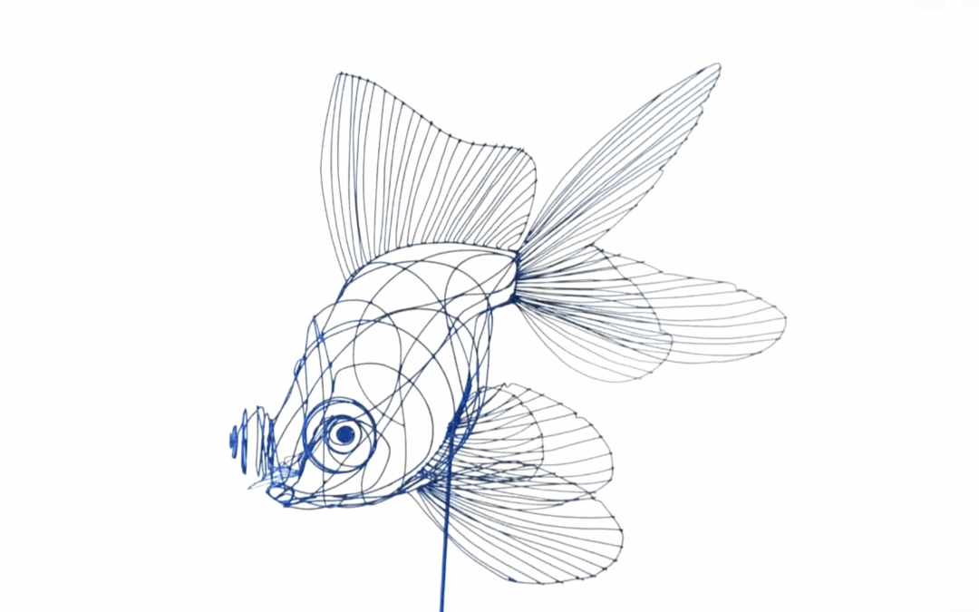 pez alambre, por Alberto Twose