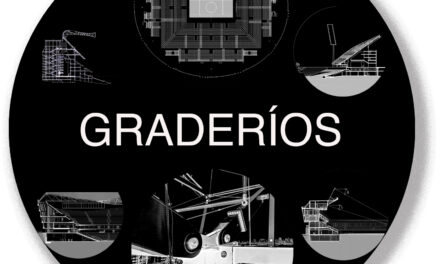 Liga de los Estadios:  graderíos · re-emisión agosto 2025 · CÁPSULAS SCALAE «TRAZAS TRAZOS TROZOS …DE ARQUITECTURA»