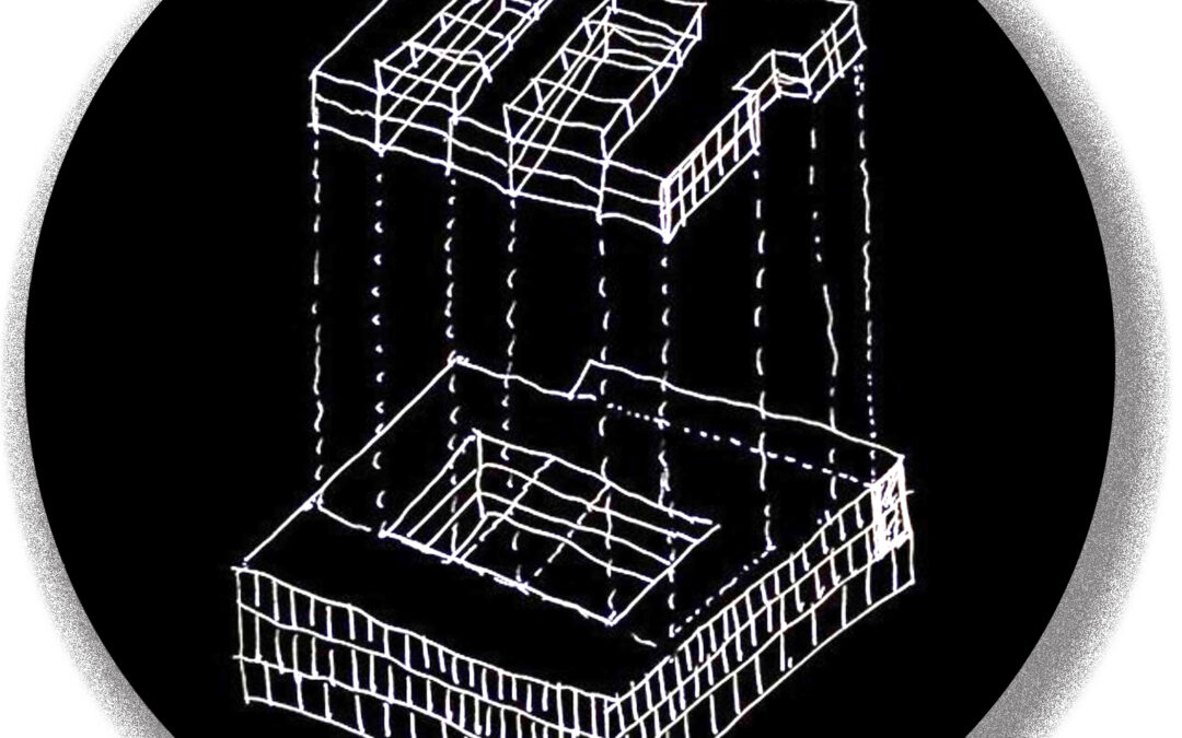 Rehabilitación y ampliación de la facultad de filosofía, Universidad de Zaragoza · MAGÉN Arquitectos · Cápsula SCALAE «Trazas Trazos Trozos …de Arquitectura»
