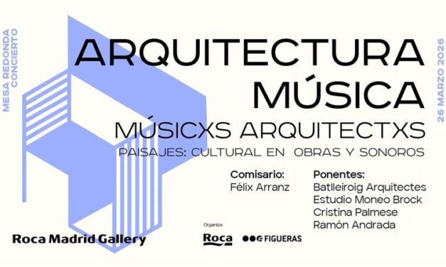 Arquitectura Música · Musicxs Arquitectxs: «Paisajes: cultural, en obras y sonoros», ROCA Madrid Gallery, 26MAR 19h00