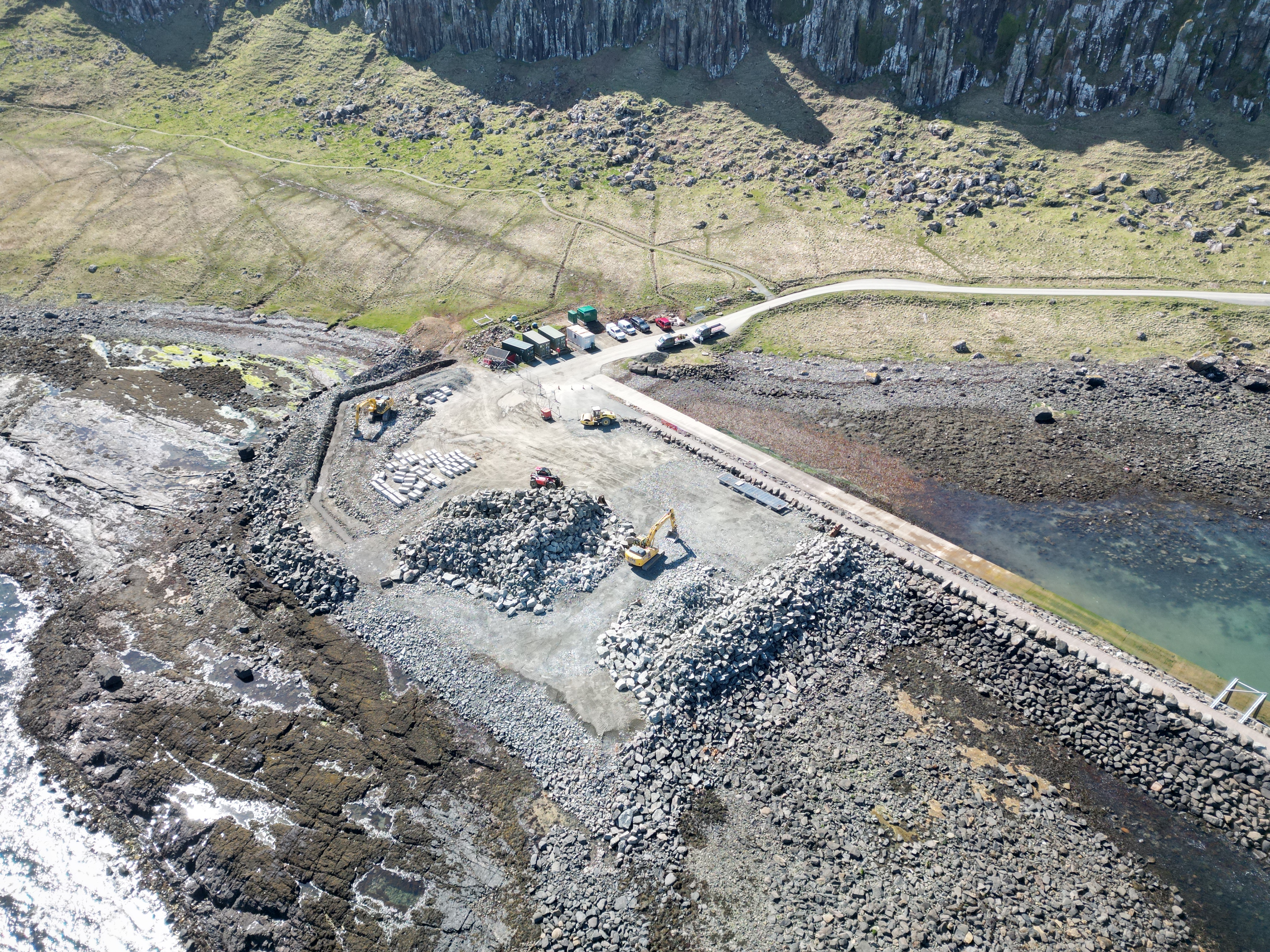 New community harbour emerges in Staffin