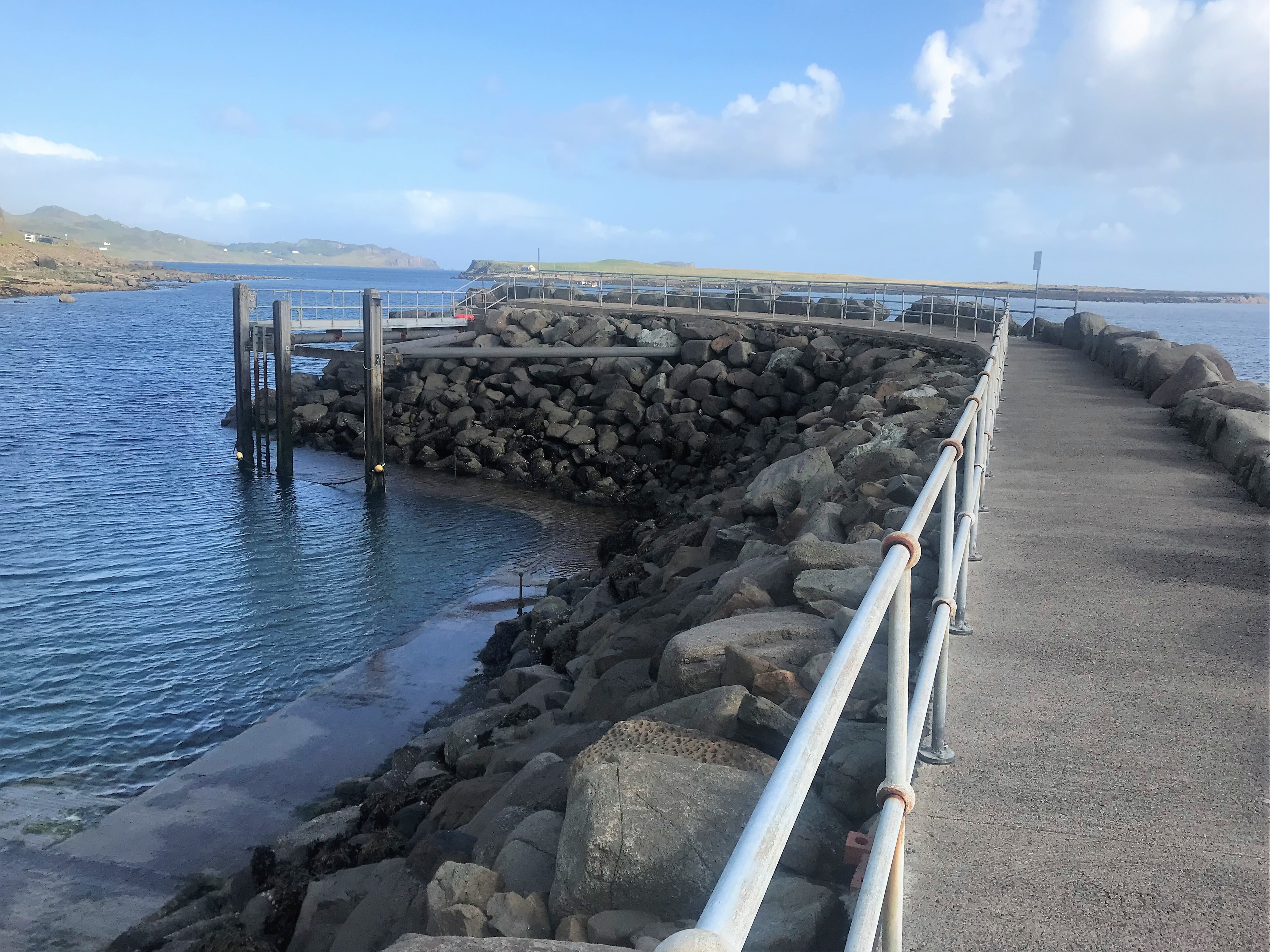 Signage helps retain access to Staffin Slipway for workers