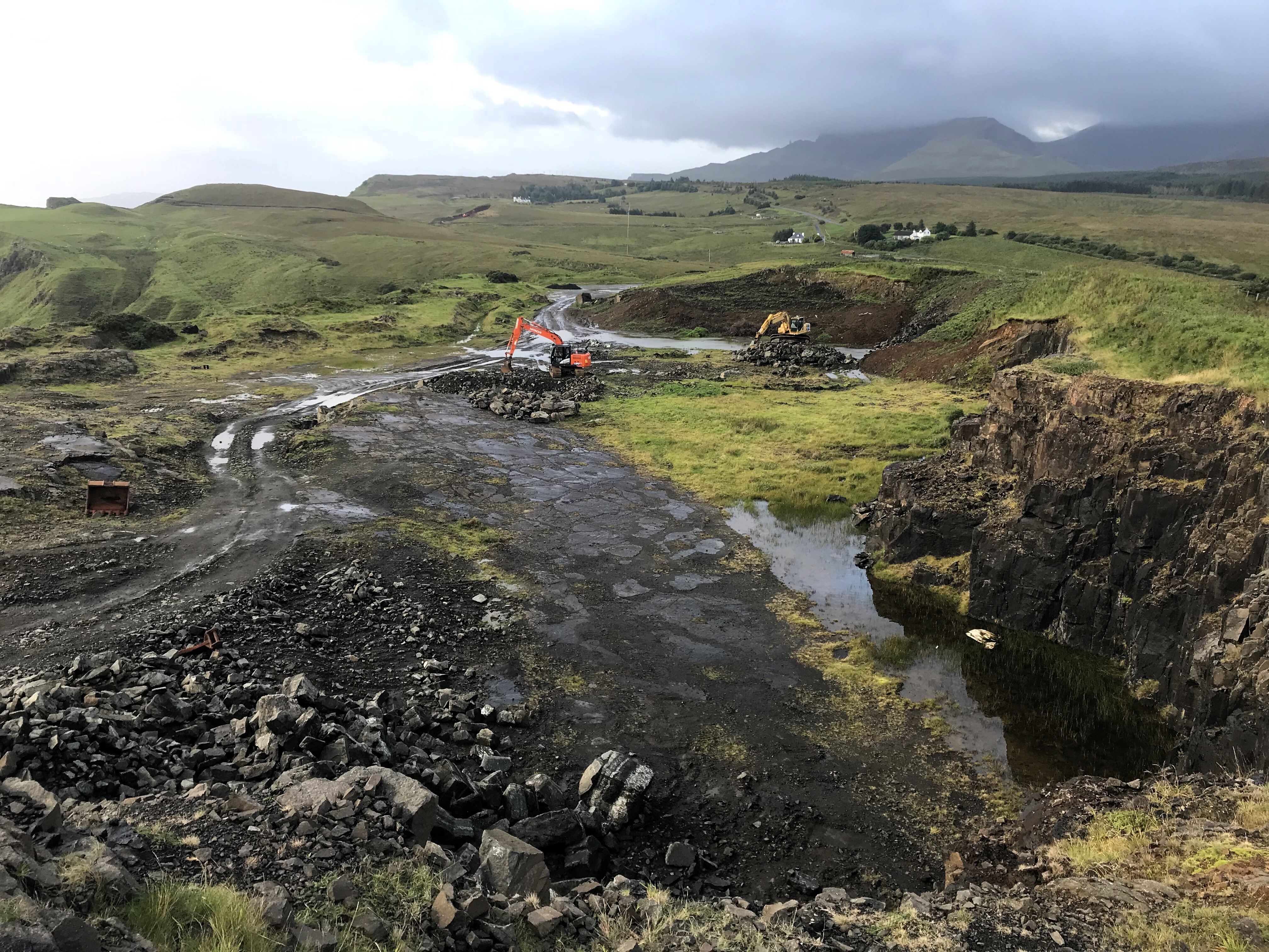 Rock blasting contract to commence at Lealt on Friday