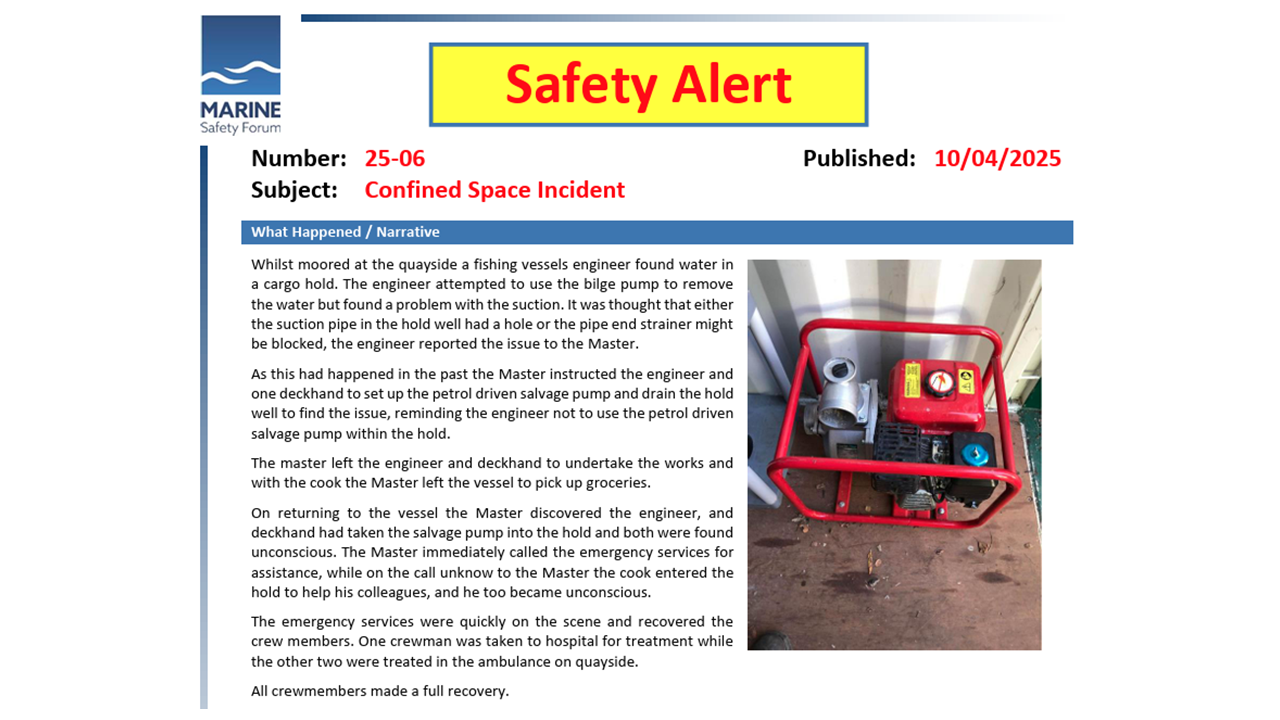 Confined Space Incident